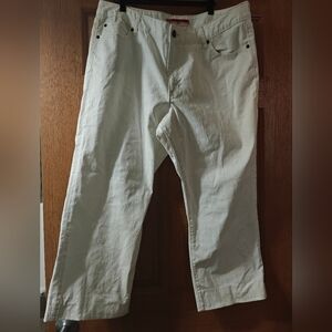 Women's White Curvy Straight GAP Jeans Size 20R